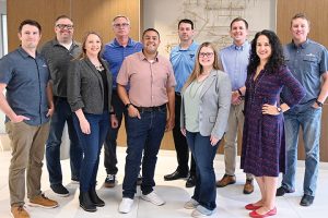 A group of grant recipients smiling