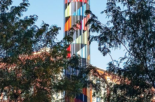 Outdoor art in downtown Lincoln