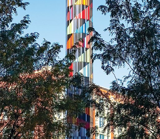 Outdoor art in downtown Lincoln