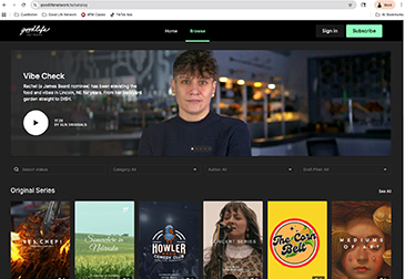 a screenshot of the front page of goodlifenetwork