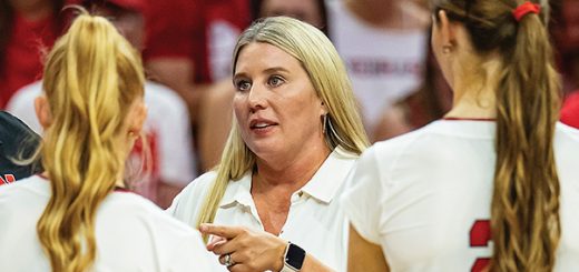 the UNL women's volleyball coach