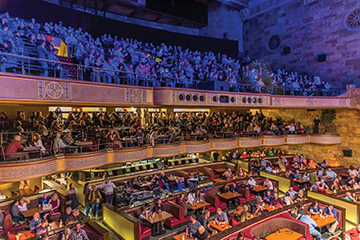 The Rococo Theatre in Lincoln, Nebraska during a performance